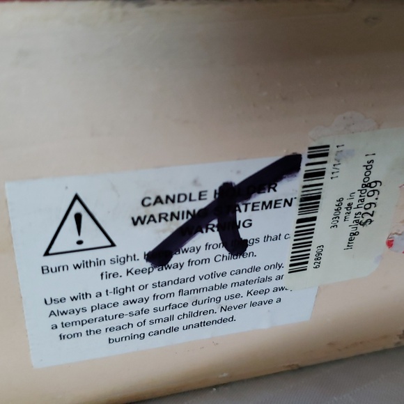 Coldwater Creek Patriotic Candle Holder with Stars and Stripes - Picture 8 of 11